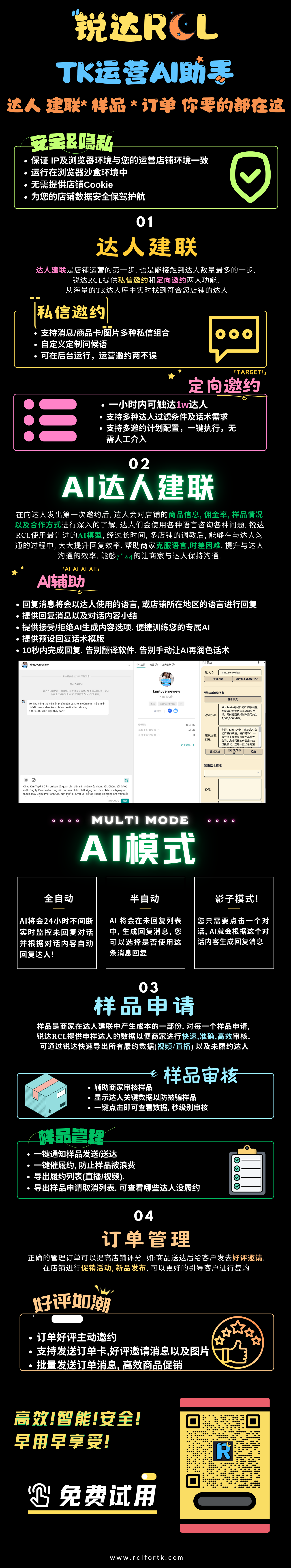 TK達(dá)人AI邀約-店鋪運(yùn)營(yíng)助手-銳達(dá)RCL