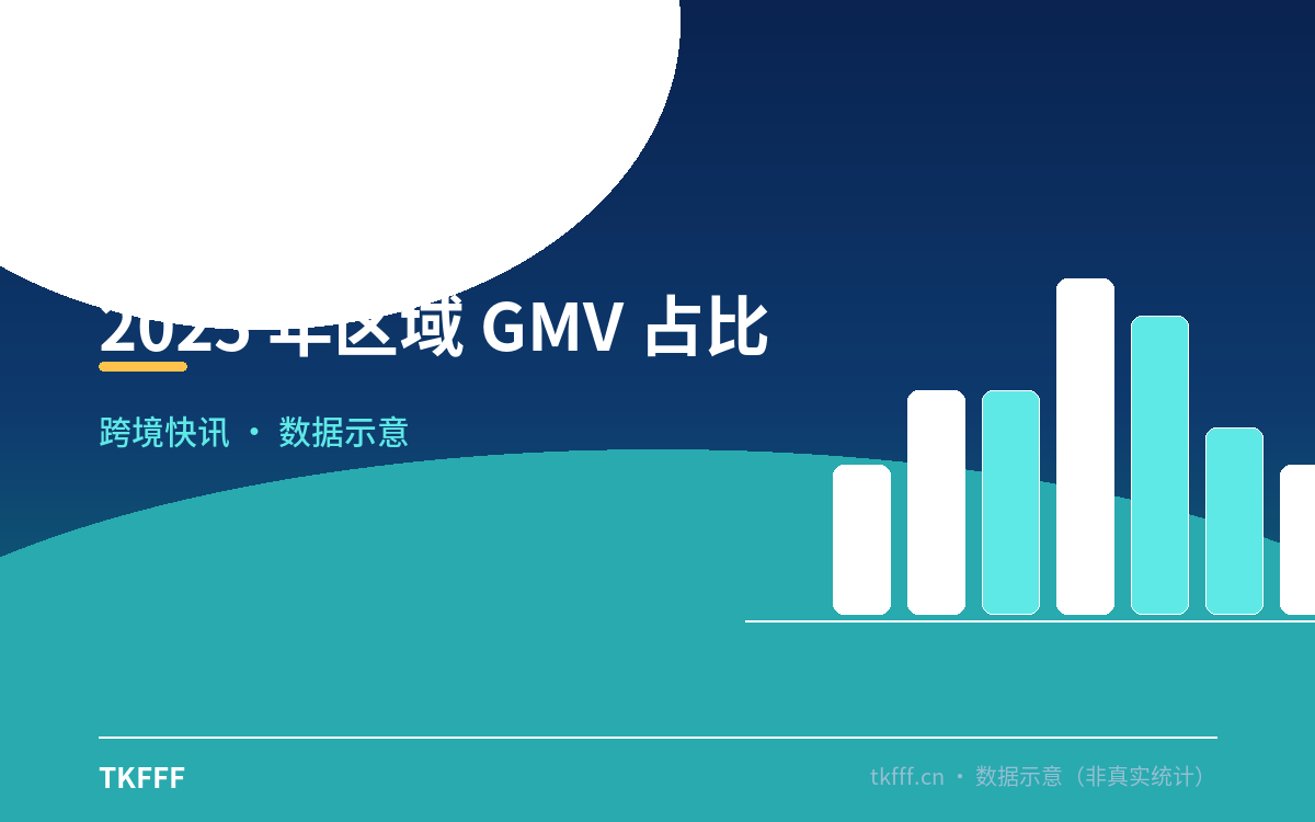 2025 年区域 GMV 占比