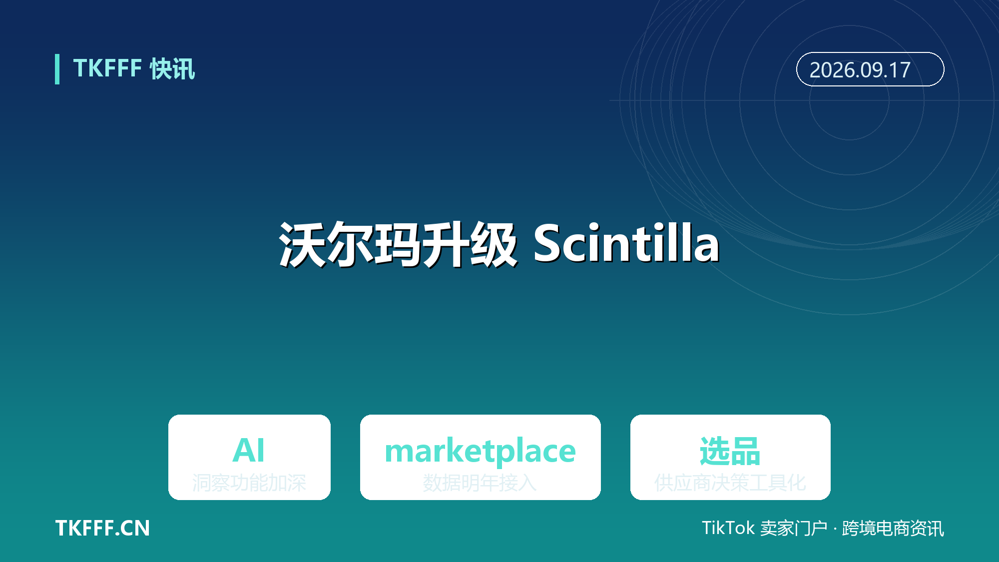 沃尔玛升级 Scintilla 洞察平台：接入 marketplace 数据与 AI 功能，供应商选品有了新雷达