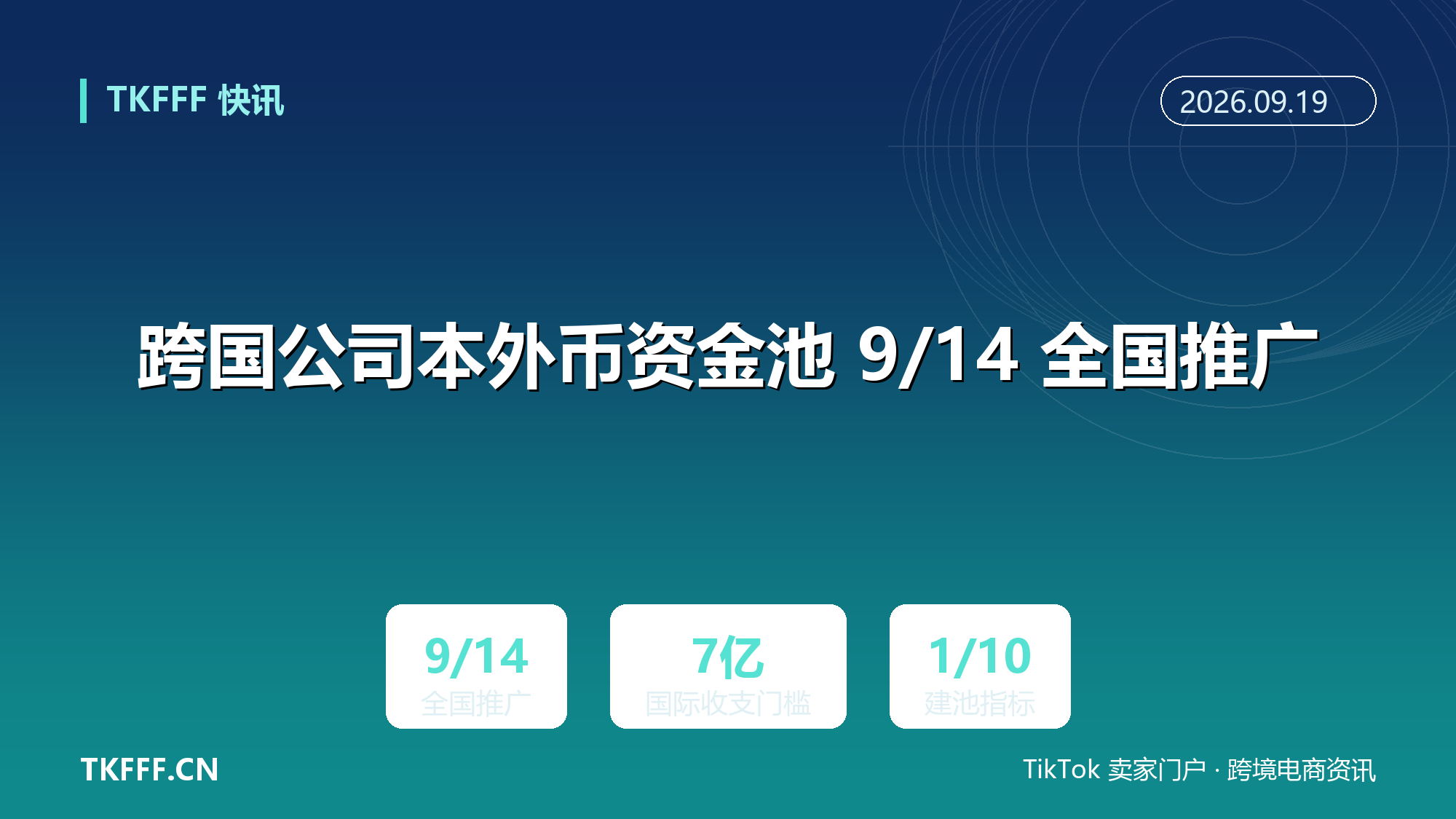 跨国公司本外币资金池 9/14 全国推广：建池门槛降至十分之一，自贸区注册企业再减半