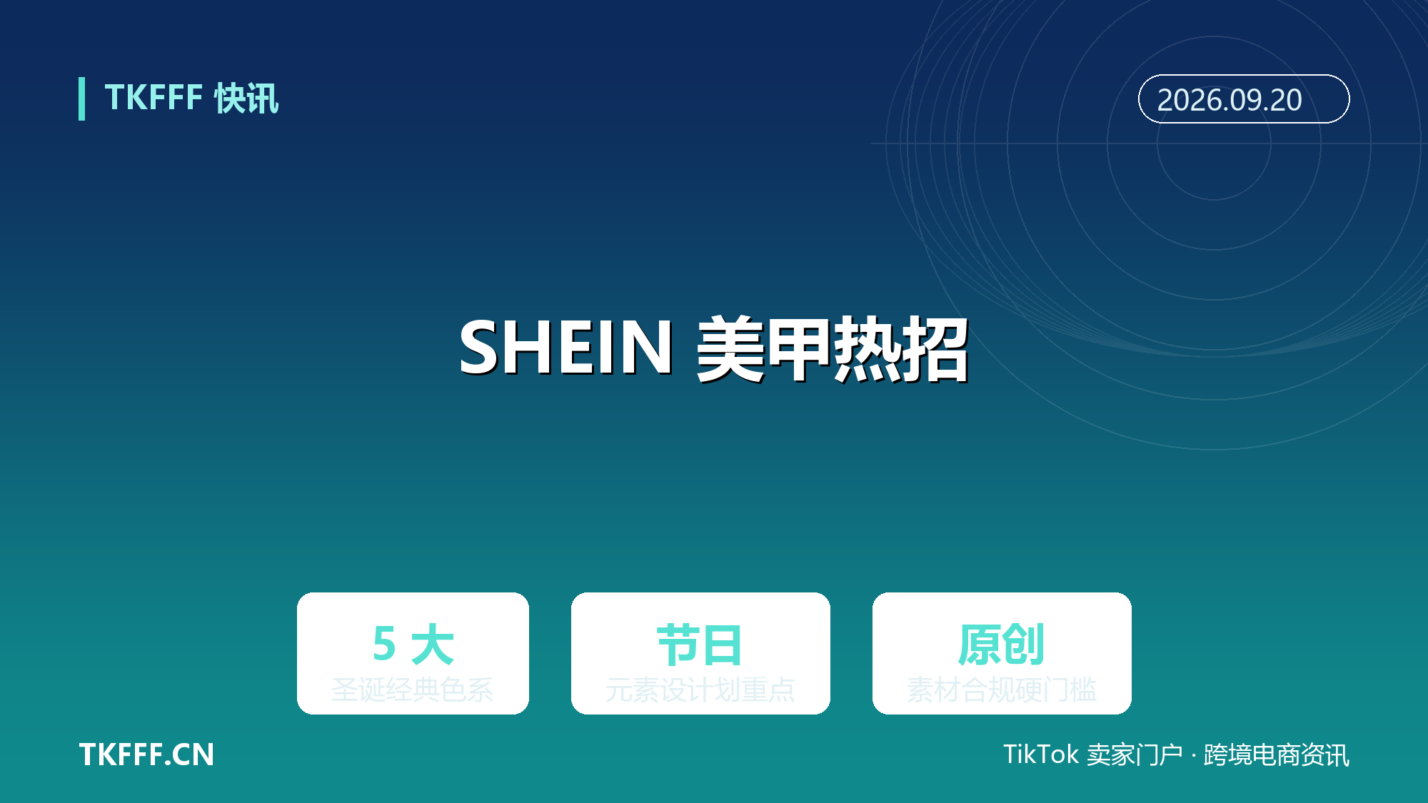 SHEIN 发布年末美甲热招清单：圣诞指尖经济提前卡位，五大色系与节日元素划重点