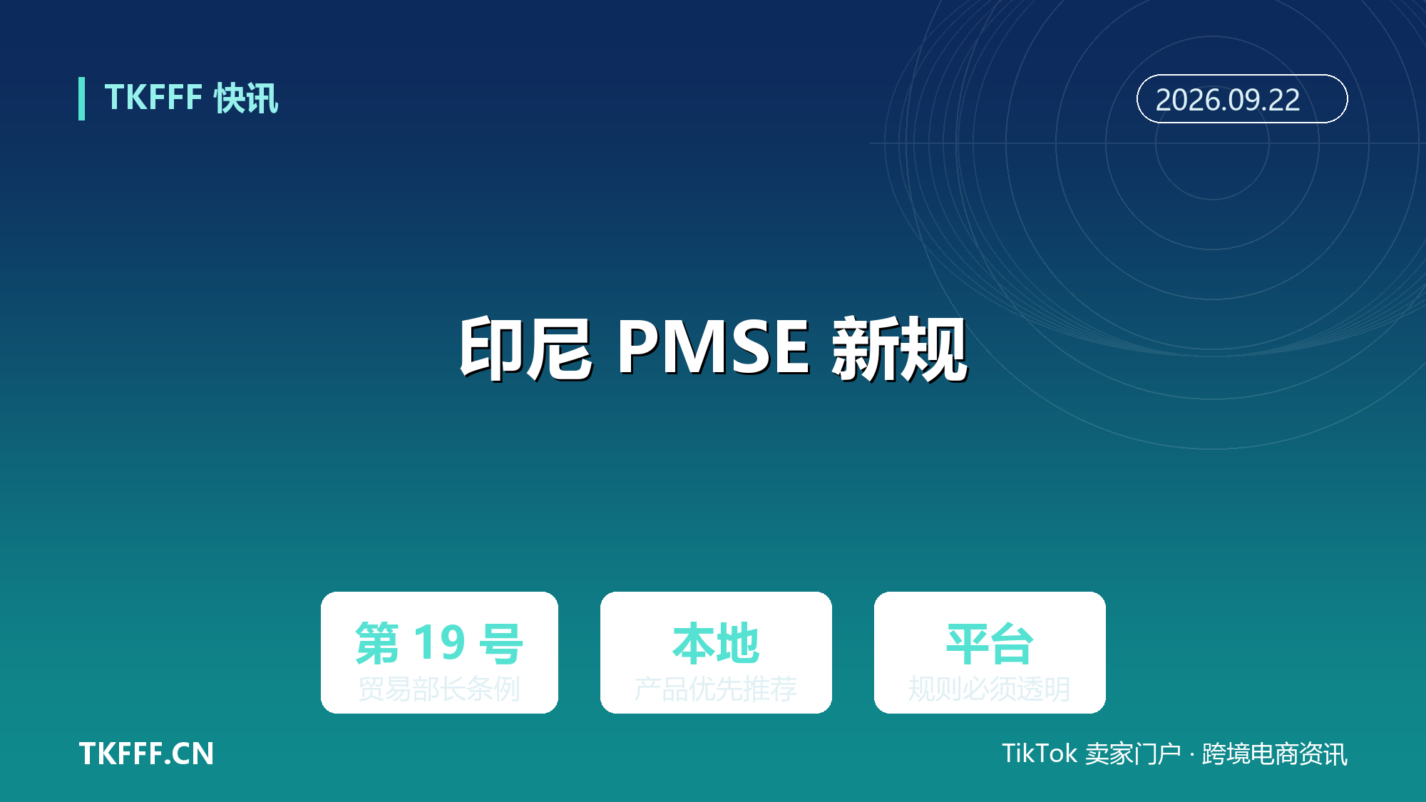 印尼电商新规定调 PMSE 第 19 号条例：本地产品优先、平台规则须透明