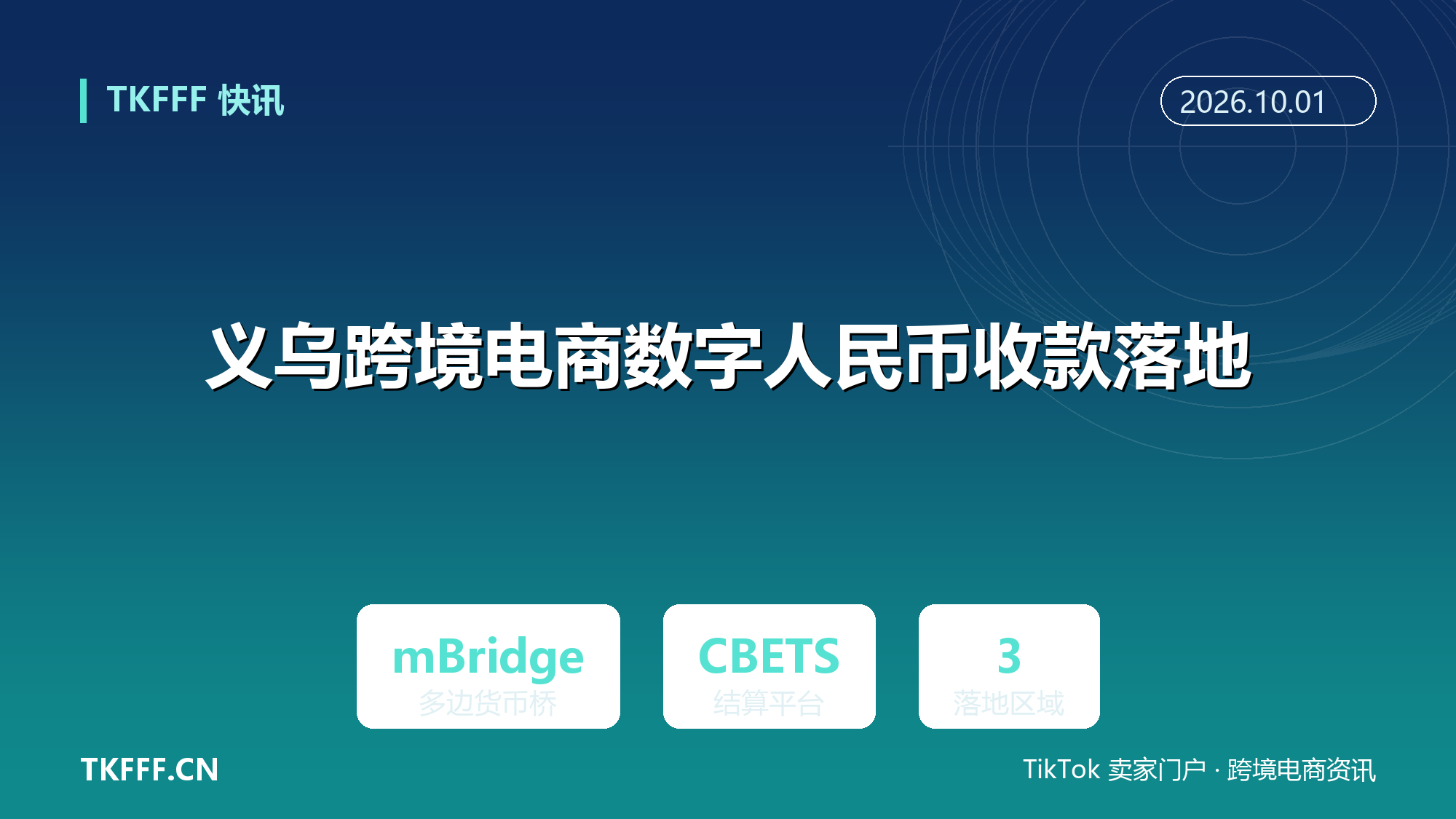 义乌跨境电商数字人民币收款落地：工行浙江分行联手义支付，走 CBETS 与 mBridge，覆盖东南亚、中东与中国香港