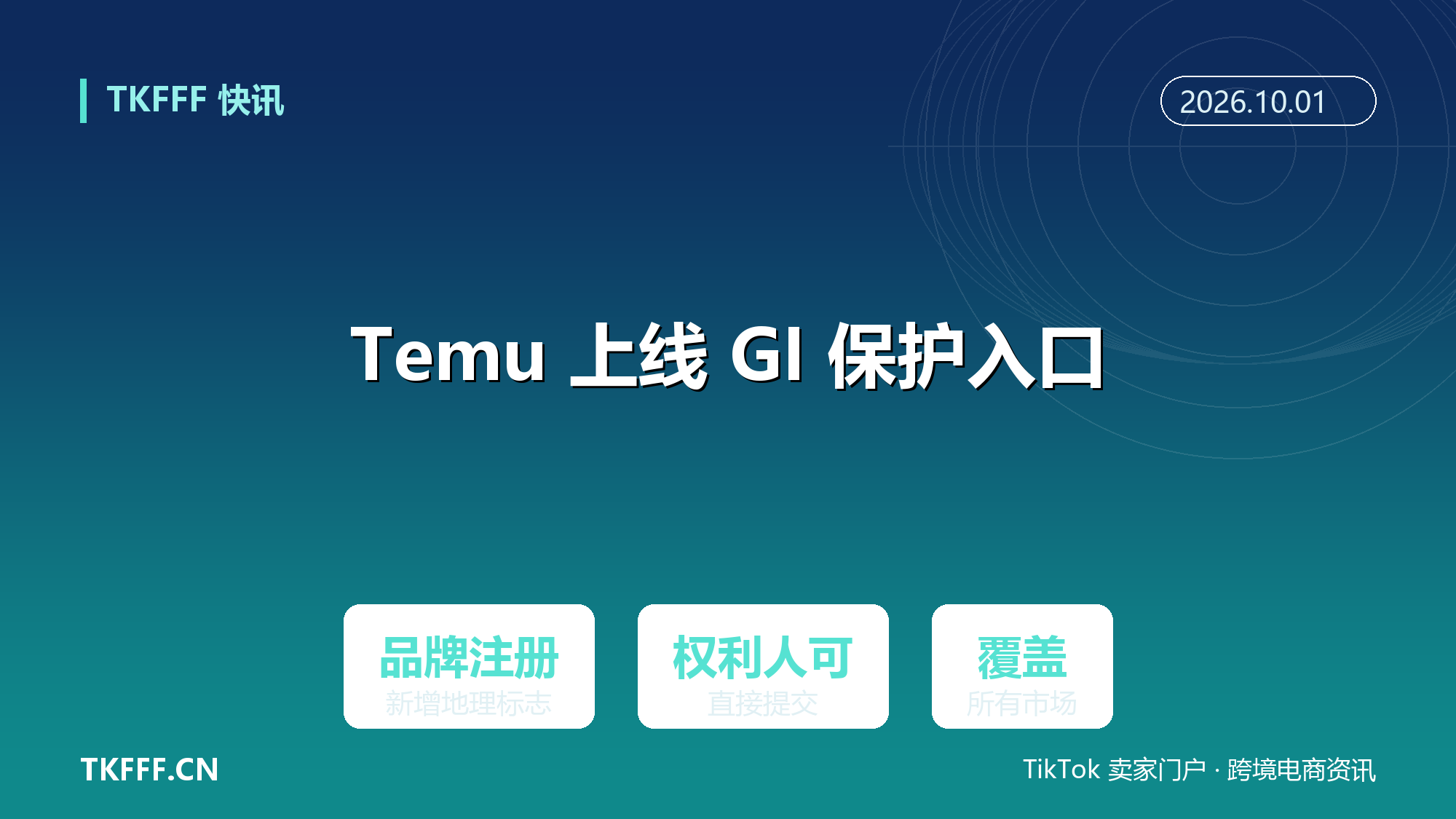 Temu 上线地理标志保护入口：品牌注册门户新增 GI 类目，权利人可直接提交侵权通知