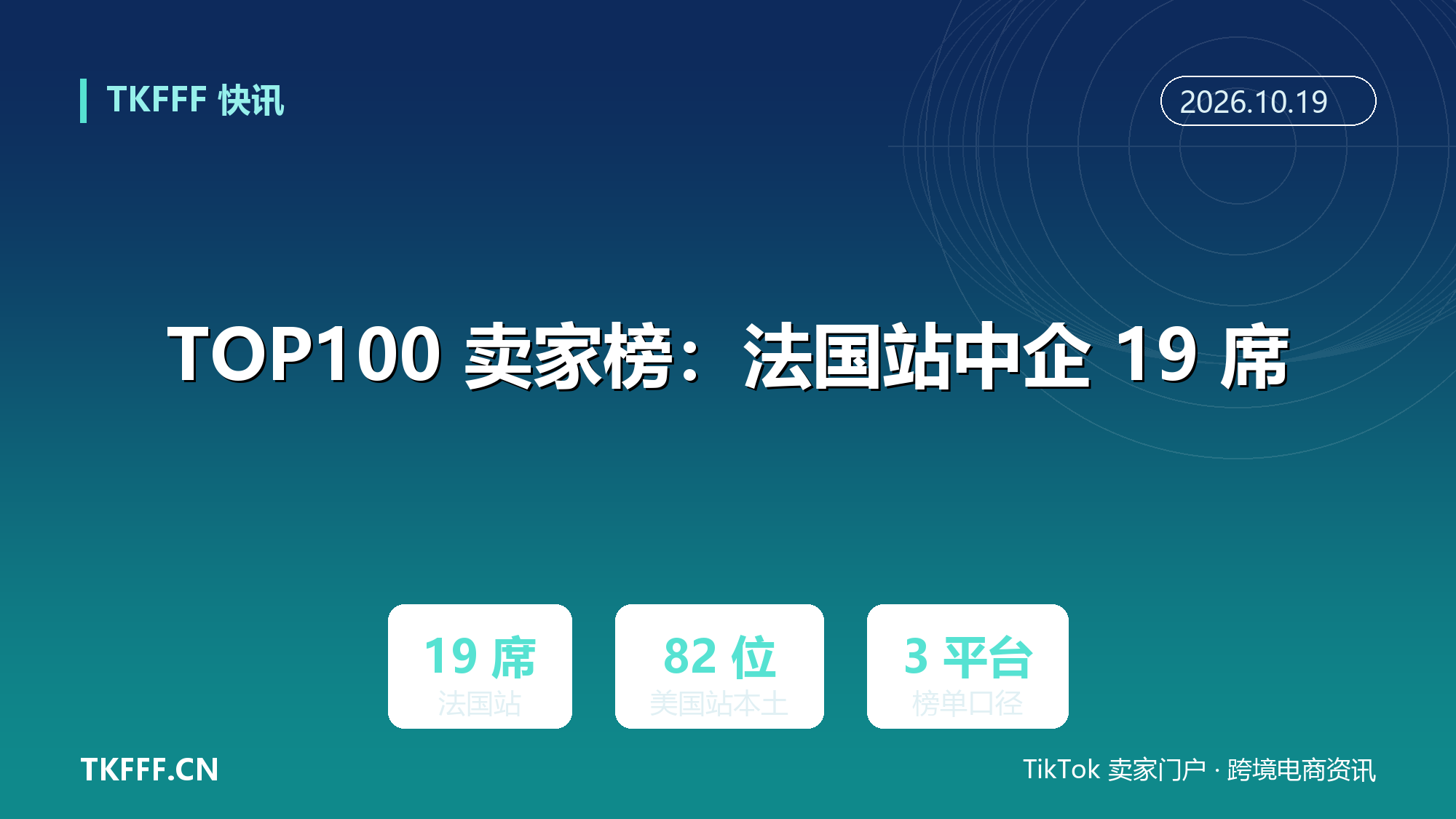 Marketplace Pulse TOP100 卖家榜：亚马逊法国站中国大陆卖家占 19 席