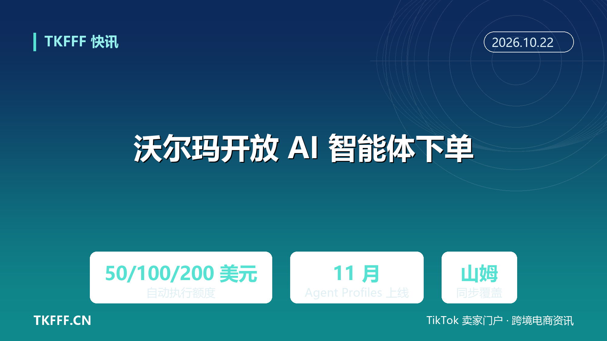 沃尔玛上线 Agent Gateway：AI 智能体可代客查库存下单，山姆同步覆盖