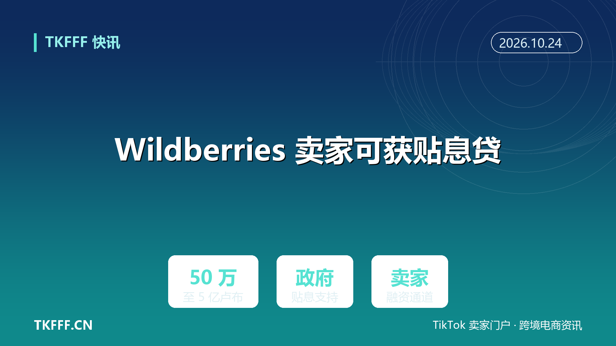 Wildberries 卖家可获政府贴息贷：额度 50 万至 5 亿卢布