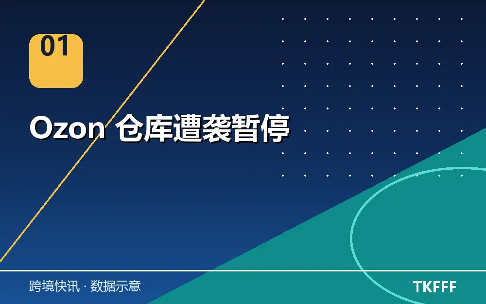 Ozon 仓库遭袭暂停