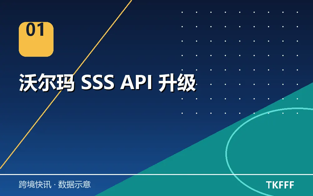 沃尔玛 SSS API 升级